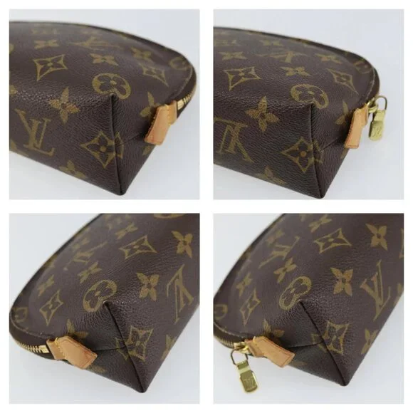 Authentic LOUIS VUITTON Monogram Pochette Cosmetic PM Pouch bst252-022826 - Picture 8 of 16